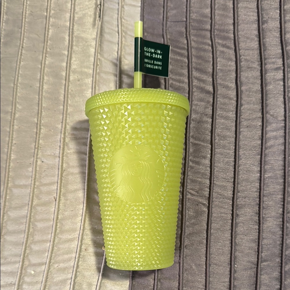Starbucks Glow-in-the-Dark Yellow Tumbler
